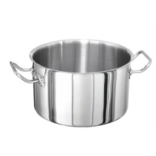 Cylindrical Stew Pot Middle Deep With Lid